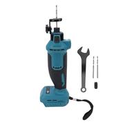 Fafeicy Cordless Drywall Cut Out Tool Brushless Rotary Saw 30000 RPM Adjustable Depth Quick Bit Change with LED Light for Wood Drywall Cutting