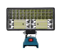 Fafeicy Cordless LED Work Light Portable Flood Light 8000lm 100W Spotlight Fit for Makita 18V Battery USB Fast Charging for Camping Construction