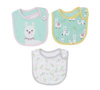 Fafeicy Cute Soft Cotton Baby Bibs with Snap Closure for Teething and Drooling (Alpaca Pattern)