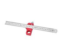 Fafeicy CX300-1 Aluminum Alloy Scribing Ruler 300MM 11.81in Portable