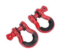Fafeicy D Ring Shackle 3/4in Heavy Duty Off Road Recovery Shackle for