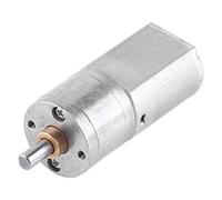 Fafeicy DC 12V High Torque Gear Motor, Electric Reduction Motor with Metal Gears for Projects, 15RPM 30RPM 50RPM 100RPM 200RPM Optional, 20mm Outer Diameter (12V 100RPM)