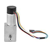 Fafeicy DC Gear Motor 15mm Double Shaft with Encoder JGY-370 (DC6V 6RPM)