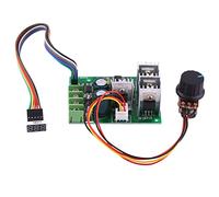 Fafeicy DC Motor Speed Controller, Digital Display Motor Driver 6V to 60V 30A with Screw Terminals, 0 to 100 Percent Adjustment Stable Output for Robotics Industrial Control