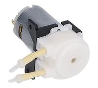 Fafeicy DC Peristaltic Pump Aluminum Alloy Mini Dosing Pump 12V 0 to 100 Ml per Min Self Priming Reversible Easy Disassembly for Aquarium Biotech Experiment Smart Home