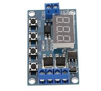 Fafeicy DC12V-24V Pulse Timer, Pulse Cycle Delay Timer Switch Dual MOS Control Board