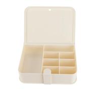 Fafeicy Desktop Storage Box Plastic Data Cable Organizer 25 X 6.5 X 18cm | Desktop Storage Box Plastic Data Cable Organizer 25 x 6.5 x 18cm Multi Compartment Charger Earphone Phone Case Storage for