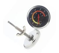 Fafeicy Dial Thermometer, Oven Temperature Meter Easy Installation Stainless Steel for BBQ Barbecue Grill