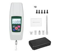 Fafeicy Digital Force Gauge Push Pull Tester Dynamometer 3 Modes Real Time Peak First Peak with 4 Units N Kg Lb Oz and Auto Shutdown for Tension Pressure Force Measurement (KF-50)