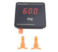 Fafeicy Digital Frequency Meter, Hz Counter Cymometer 10-99.9Hz AC50-500V 0.56in LED Display 68x68mm Opening with ABS Material, for Industrial Automation Electrical Equipment
