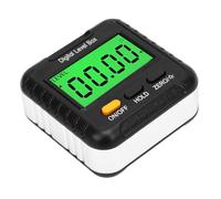 Fafeicy Digital Level Box, 4x90 Degree High Precision Magnetic Angle Gauge with Backlit LCD Screen, for Woodworking Construction and Automotive Diagnostics