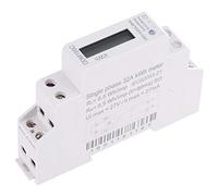 Fafeicy Din Rail Energy Meter LCD Single Phase Electricity Meter 50