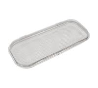 Fafeicy Dishwasher Utensil Korb Premium Stainless Steel Mesh Drain Silver Holder for Kitchens Food 304 Stainless Steel (S)