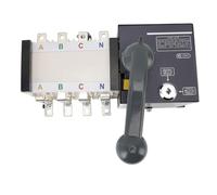 Fafeicy Double Power Automatic Transfer Switch, PC Material, Multi-functional Safety, 63A Rating, Ideal for Homes and Offices