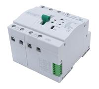 Fafeicy Double Power Automatic Transfer Switch, PC Mystical/Fantasy Retardant, Seamless Power Transition and Automatic Backup, 63A for Residential and PV Systems