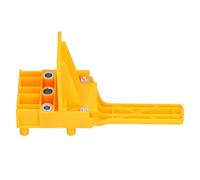 Fafeicy Dowel Jig, ABS Dowelling Jig Drill Guide with 6mm 8mm 10mm Holes,