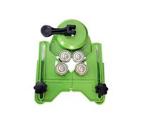 Fafeicy Drill Bit Hole Saw Guide, Adjustable Punch Locator with Suction | ABS Construction, 4-83mm Clamping Range, 4 Bearings & Locking Screws, for Glass, Ceramic, Marble Drilling