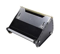 Fafeicy Drywall Flat Finishing Box, 8 Inch Multi Purpose Aluminum Plasterboard Tool for Wall Painting, with Wide Opening and Deep Back for Easy Operation