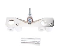 Fafeicy Drywall Inside Corner Bead Roller, for Seamless Wall Finish Stainless Steel PTFE Roller Tool, Compatible with Threaded Extension Handles Precision Adhesion