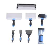 Fafeicy Drywall Spatula Set Stainless Steel Scraper Shovel Plastering Trowel 14 Inch Mud Pan for Wall Taping Spreading Painting Professional Builders Carpenters Handymen