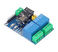Fafeicy Dual Channel WiFi Relay Module, Powered Smart Home Control, 10A Relay with 100M Range for Devices
