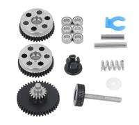 Fafeicy Dual Gear Extruder Kit for HGX LITE 2.0 Hardened Steel 3D Printer Drive Gear Set with Bearings for Smooth Filament Advancement