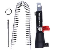 Fafeicy Electric Drill Nail Gun Adapter, Automatic Nail Gun Adapter Adjustable Chain Nail Gun Head with 50Pcs Nails for Electric Drill Decoration Maintenance