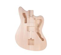 Fafeicy Electric Guitar Body Solid Basswood Unfinished Custom Design Ideal for Guitar Builders Hobbyist DIY