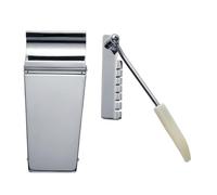 Fafeicy Electric Guitar Vibrato Bridge Tremolo Tailpiece with Locking Mechanism for ES SG Firebird Flying V (Silver)
