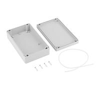 Fafeicy Electrical Junction Box, IP65 Waterproof Project Enclosure with ABS Plastic, 200x120x56mm Weatherproof Box for Outdoor Indoor Electronics DIY Projects