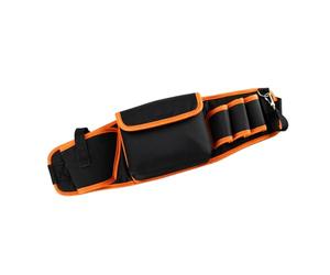 Fafeicy Electrical Maintenance Tool Pouch, Oxford Fabric Waist Bag with High-Stretch Buckle, 22.2 X 6.4 Inches Multifunctional Storage for Electricians and Installers