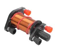 Fafeicy Electromagnetic Induction Coil Physics Lab Kit, Metal Construction, Demonstrates Lenz Law with Primary Coil 200 Turns and Secondary 370 Turns for Middle School Students