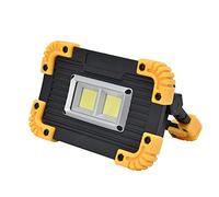 Fafeicy Emergency Flood Light, Mini LED Work Light, COB Emergency Flood USB Rechargeable Double Square Tent Work, Job Site and Security Lighting
