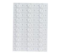 Fafeicy Energy-efficient White LED Light Strip Parts for 32-65-inch TV Repair with 50 PCS Lamps Pearls (6V 50pcs)