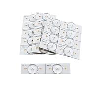 Fafeicy Energy-efficient White LED Light Strip Parts for 32-65-inch TV Repair with 50 PCS Lamps Pearls (6V 20pcs)