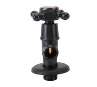 Fafeicy Explosion -Cold Water Closure Valve Resistant to The Simple Installation Explosion for Household Renewal (Black)