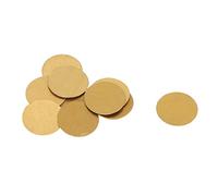 Fafeicy Explosion Proof Slice Brass Rupture Disc 10pcs for Air Compressor Pump 7 X 7 X 1mm High Strength Resistant Wear Resistant for Repair and Maintenance Use
