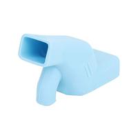 Fafeicy Faucet Extender Silicone Spout Extender 7cm Hand Washing Tool with Upper Water Guide 2 Water Outlets Easy Install for Kids Toddlers Bathroom Sink Pink (Blue)