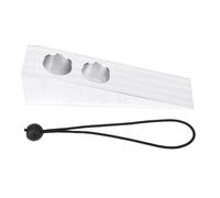 Fafeicy Firefighter Wedge Tool, Aluminum Alloy Quick Door Access with Bungee Cord, Lightweight CNC Milled 6.3x1.57in for Emergency Rescue