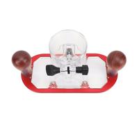 Fafeicy Fixed Router Base with Independent Depth Adjustment, Sustainable Aluminum Cutting Base, Quality Wooden Straps for Comfort, for Carpenters/Working Lovers