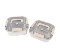 Fafeicy Food Performance Container Stainless Steel Crissper Box Fridge Sealed Box for Homepage, 2PCs Fruit Bearing Container for Refrigerator