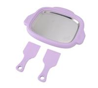 Fafeicy Fryed Manufacturer of Rice Yogurt, Small Erosion Multifunctional Uniform Ice Cooling Frying Machine with 2 Blades for Creating a Cold Drink (Purple)