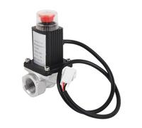 Fafeicy Gas Solenoid Valve, Magnetic Construction, Automatic & Manual Control for Gas Line, Operates Under 50 KPa Pressure, Ideal for Cylinders and Safety Systems