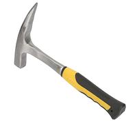 Fafeicy Geologist Brick Hammer Rock Pick Hammer Masonry Hammer with Double Head Flat Mouth Made of High Carbon Steel Heat Treated for (Small)