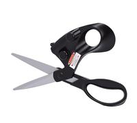 Fafeicy Guided Light Fabric Scissors, Stainless Steel Heavy Duty Cutting Shears for Weaving and Quilting Projects