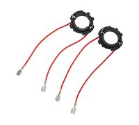 Fafeicy H7 LED Headlight Adapter Retainers, 2-Pack Bulb Clips | Automotive lighting mounts, twist-lock socket ring, -proof plastic build, in-car bulb replacement holder