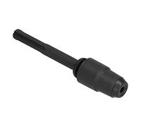 Fafeicy Hammer Drill Adapter, 40CR Material, Sandblasted Surface, Compatible with SDS Plus Standard Drill Bits for Professional Use (Black)
