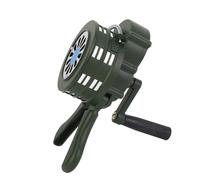 Fafeicy Hand Crank Siren, Portable Loud 110dB Emergency Safety Horn with Aluminum Alloy Construction, for Factories Schools Military Disaster Sites
