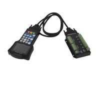 Fafeicy Handheld 4 Axis CNC Controller, Metal with High Pulse Frequency, 8 Inputs and 7 Outputs for Router and Engraver Control (T3)