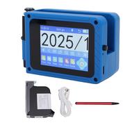 Fafeicy Handheld Inkjet Printer, ABS Portable Code Printer with 600DPI Touch Screen, 2 to 12.7mm Print Height, Bluetooth Type C, for QR Date Barcode Labeling on Metal Glass Plast